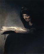 REMBRANDT Harmenszoon van Rijn Portrait of Rembrandt-s Mother oil painting reproduction